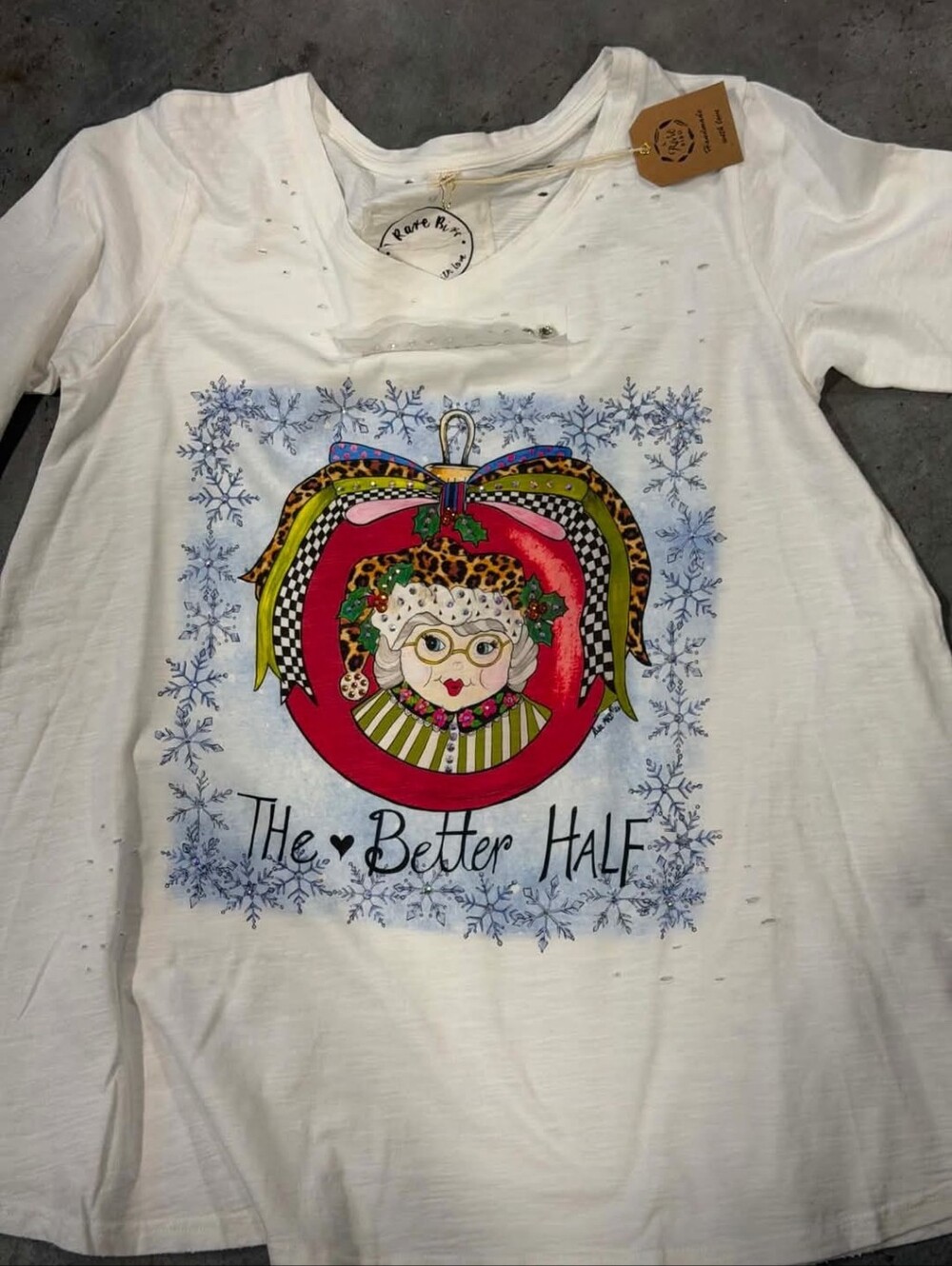 #1871 A Rare Bird The Better Half 3/4 Sleeve Tee